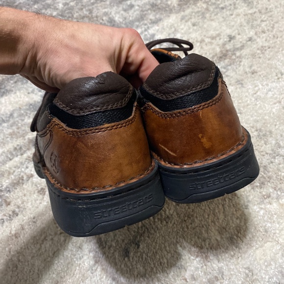 Streetcars Mens brown leather diplomat casual comfort hybrid work shoes size 13 - Picture 4 of 7